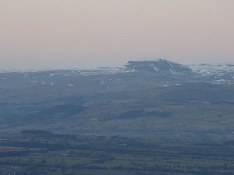Pen-y-Ghent from Pendle Hill